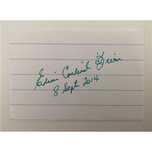 Cardinal Edwin Frederick O'Brien original signature