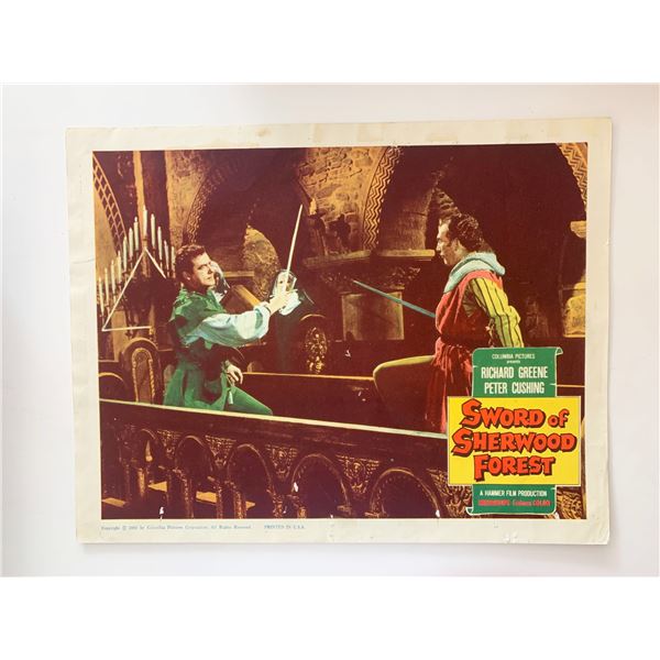 Sword of Sherwood Forest original 1960 vintage lobby card