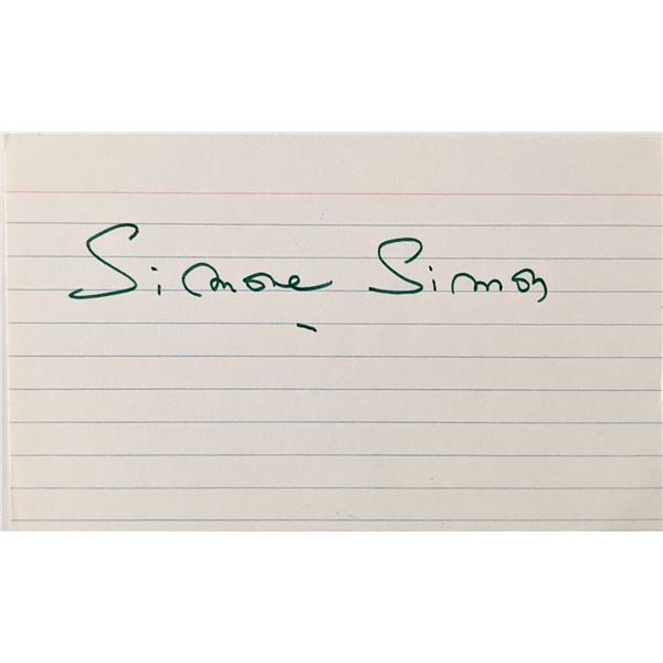 Simone Simon Signature Cut