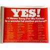 Image 1 : I Never Sang for My Father 1970 vintage movie poster