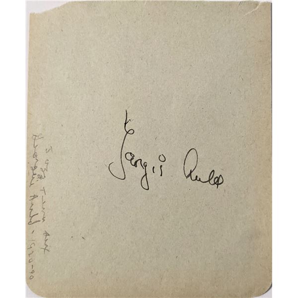 Georgie Auld Signature Cut