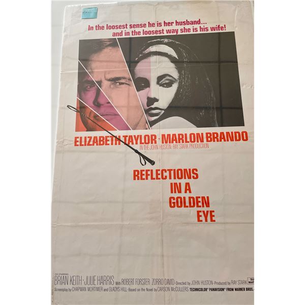 Reflections In A Golden Eye vintage movie poster
