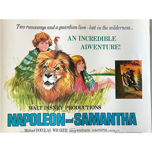 Napoleon and Samantha 1972 vintage movie poster