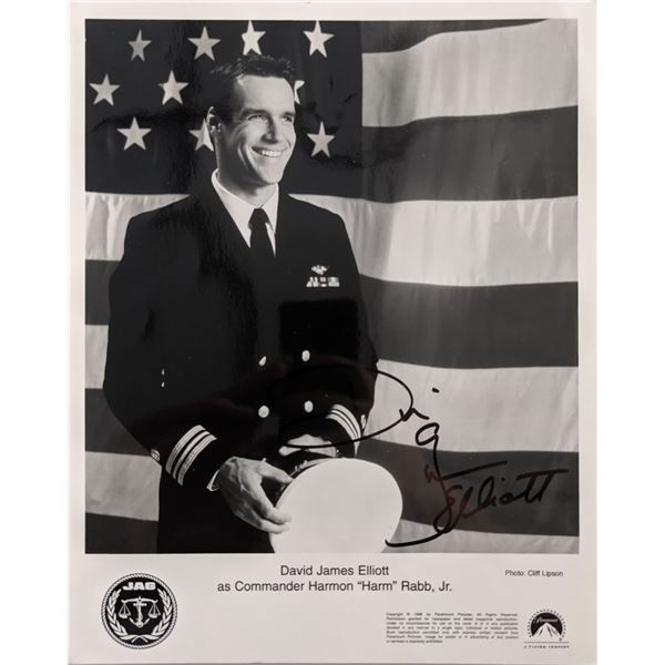 JAG David James Elliott Signed Photo