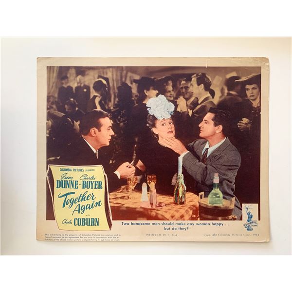 Together Again original 1944 vintage lobby card