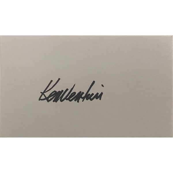 World Golf Hall of Fame Ken Venturi original signature