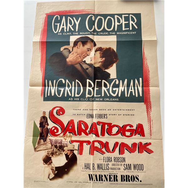 Saratoga Trunk vintage movie poster