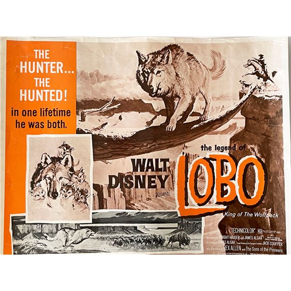 The Legend of Lobo 1962 vintage movie poster