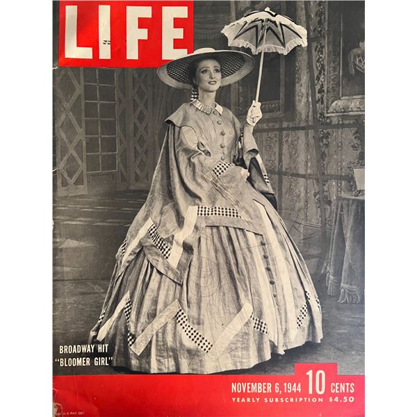 Life Magazine. Nov. 6, 1944. 10x14 inches