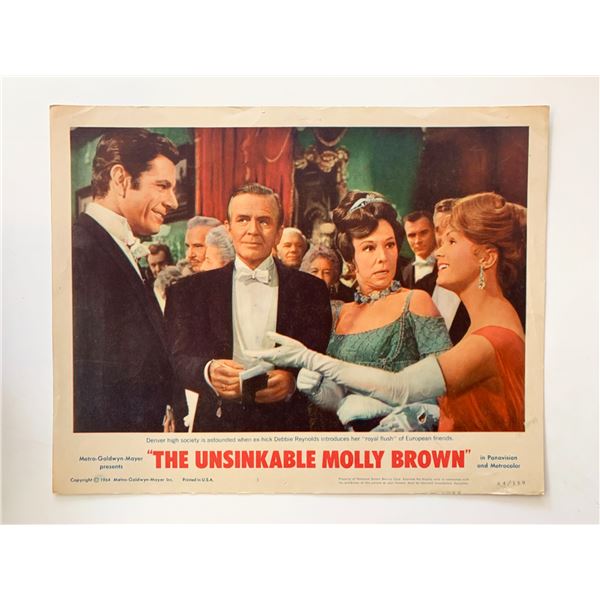 The Unsinkable Molly Brown original 1964 vintage lobby card