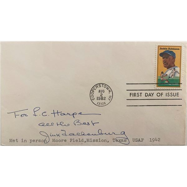 Jinx Falkenburg signed 1982 first day cover