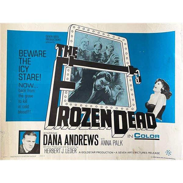 The Frozen Dead 1967 vintage movie poster