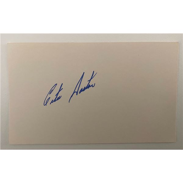 Baseball Cito Gaston original signature