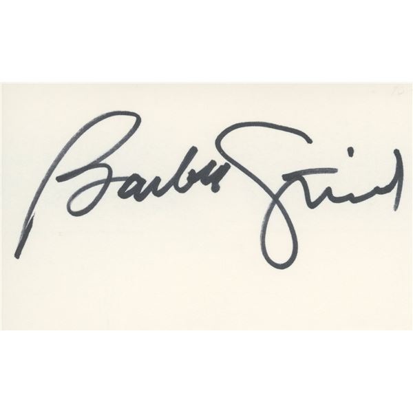 Barbara Streisand signature cut