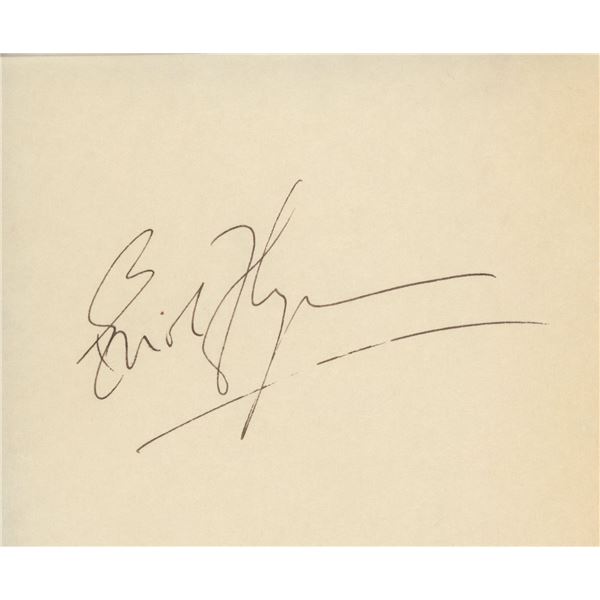 Errol Flynn signature cut