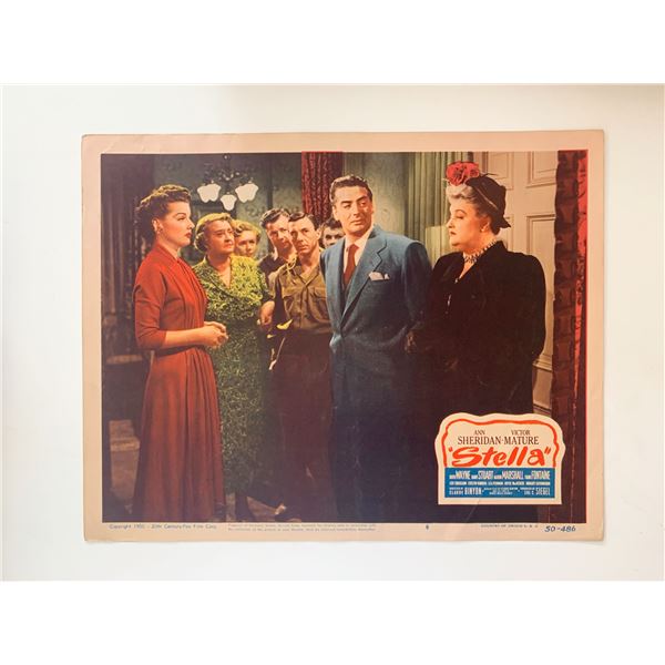 Stella original 1950  vintage lobby card