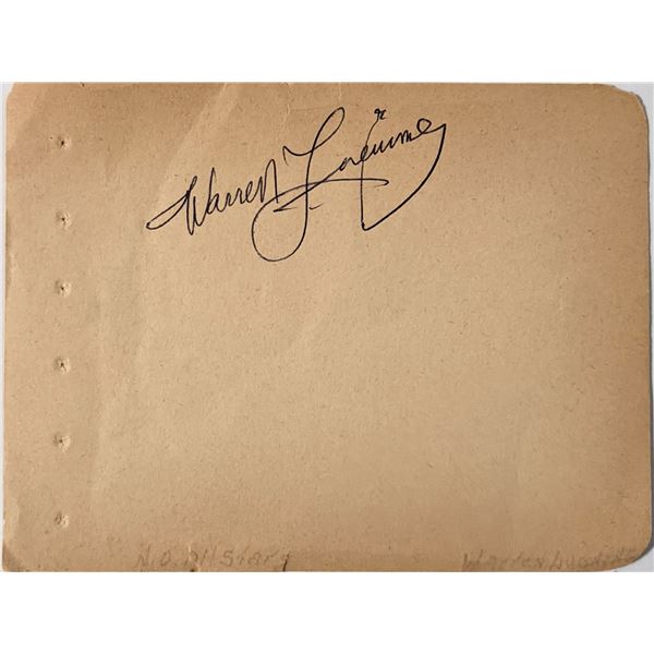 Trumpeter Warren Luening Signature Cut