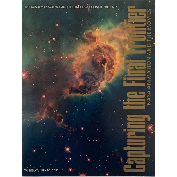 Capturing The Final Frontier program book unsigned