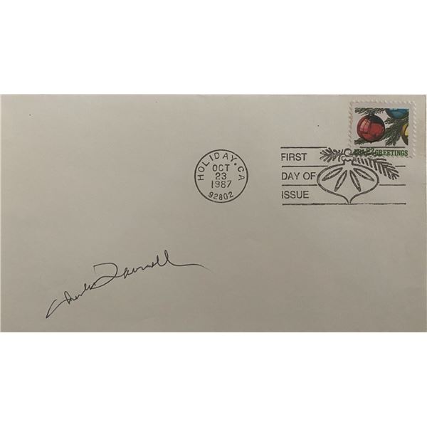 Actor Charles Farrell signed 1987 cover