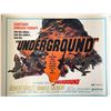 Image 1 : Underground 1970 vintage movie poster