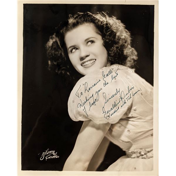 Geraldine Dubois signed photo