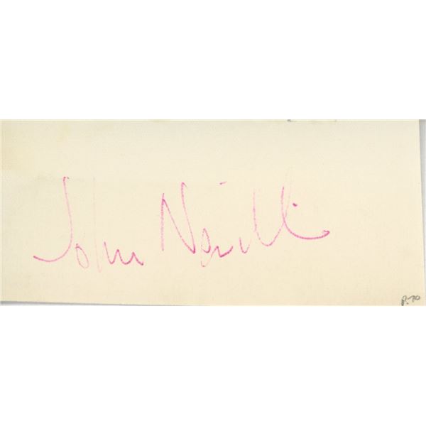 Sherlock Holmes John Neville signature cut