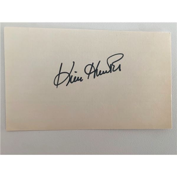 A Streetcar Named Desire Kim Hunter signature cut