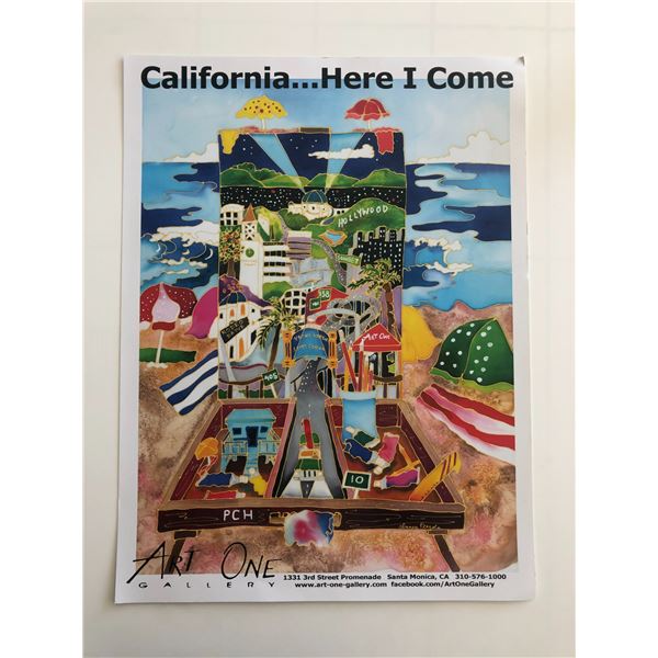Art One Gallery Poster - California...Here I Come