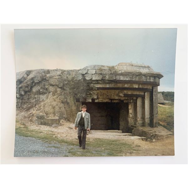 WWII Peter Lutzen Pillbox Signed Photo