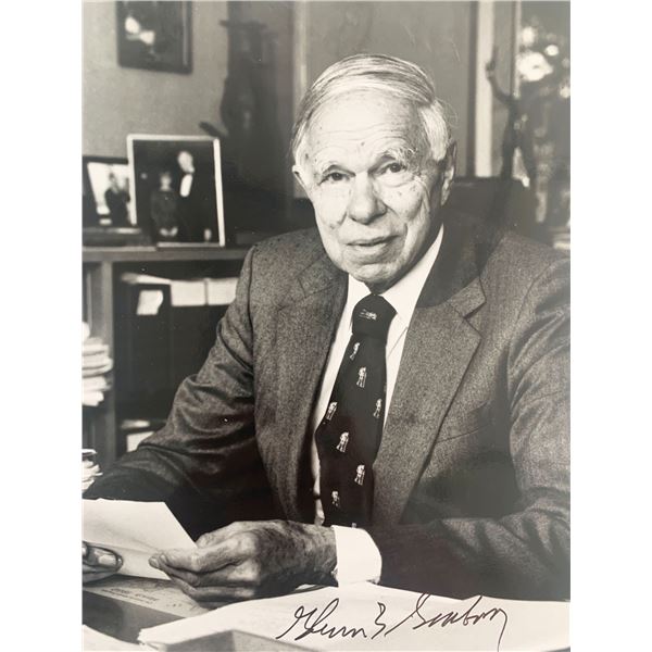 Glenn Seaborg Signed Photo