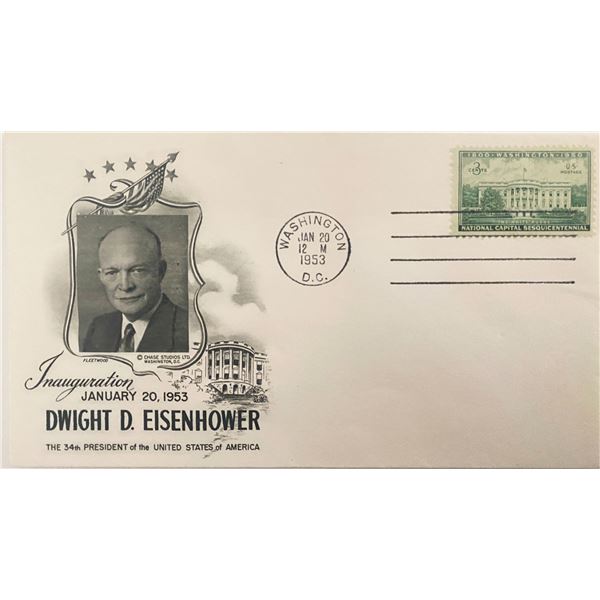 34th POTUS Eisenhower Inauguration envelope