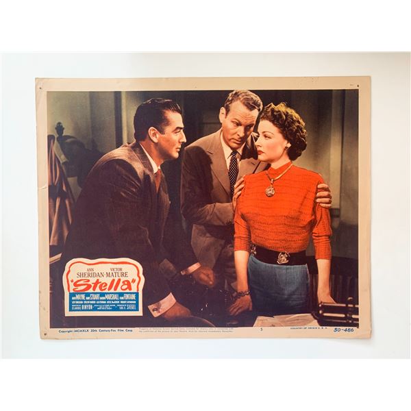 Stella original 1950  vintage lobby card