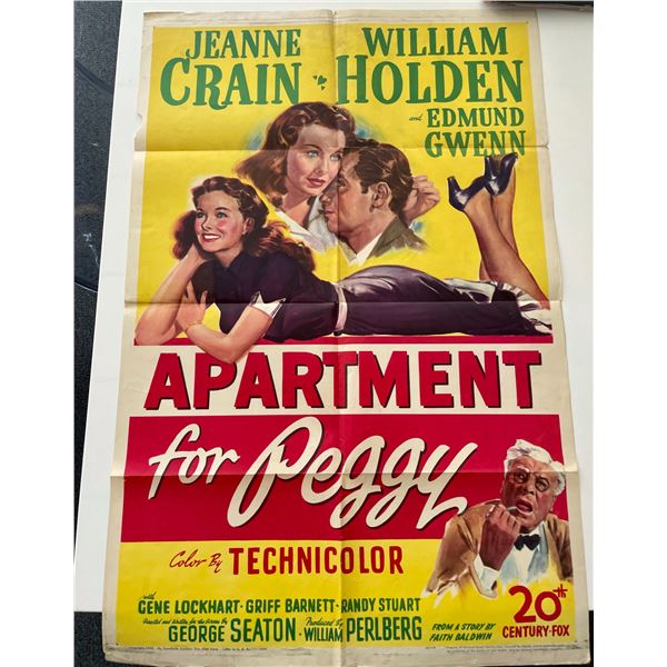 Apartment for Peggy 1948 vintage movie poster
