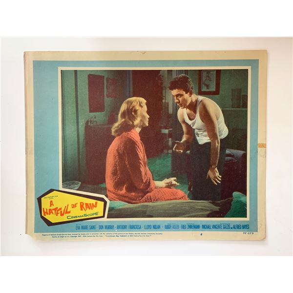 A Hatful of Rain original 1957 vintage lobby card