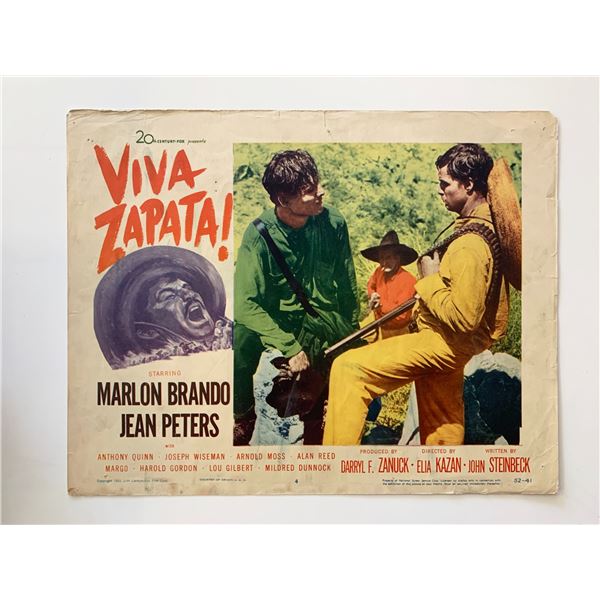 Viva Zapata! original 1952 vintage lobby card