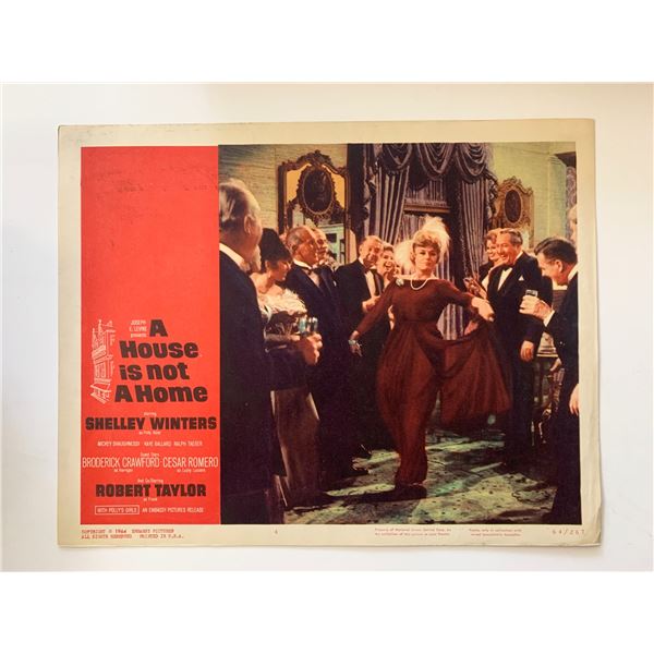 A House Is Not a Home original 1964 vintage lobby card