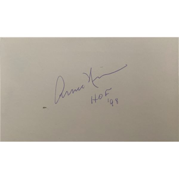 Basketball HOF Arnie Risen original signature