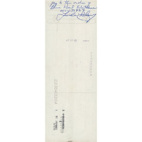 The Exorcist  Linda Blair signed check