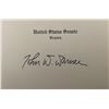 Image 1 : Virginia  Senator John Warner original signature