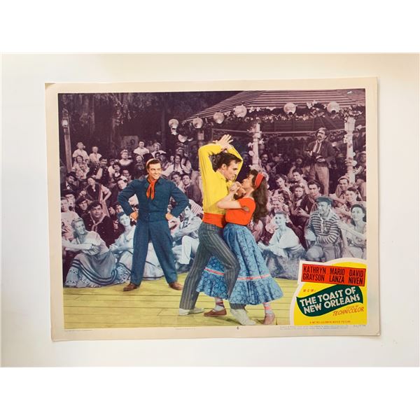 The Toast of New Orleans original 1950 vintage lobby card