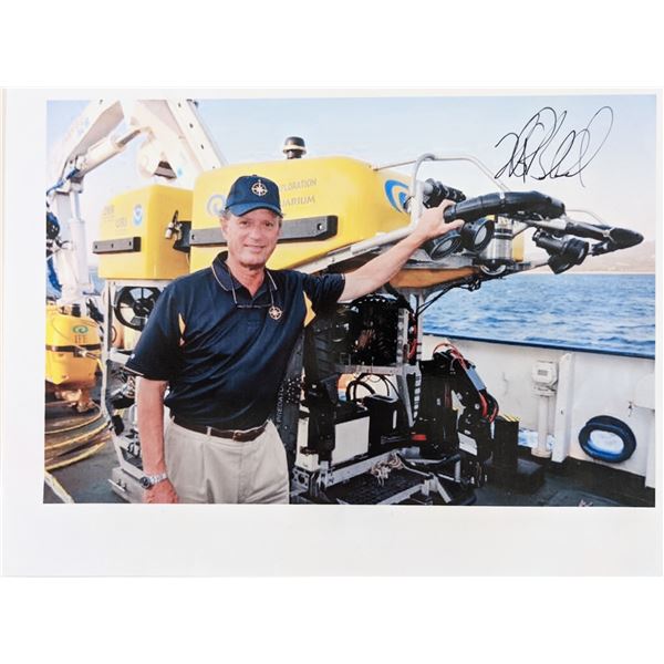 Titanic Explorer Robert Duane Ballard signed photo