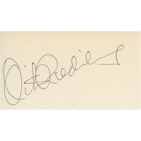 Otis Redding signature cut