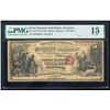 Image 1 : 1873 $5 Stockton National PMG 12