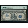 Image 1 : 1899 $5 Chief Silver Certificate PMG 25EPQ