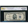 Image 1 : 1953A $5 Silver Certificate PCGS 68PPQ