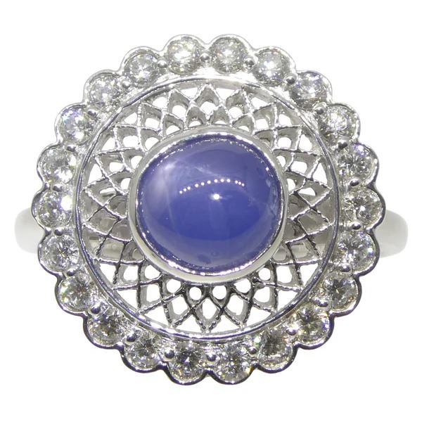 Pretty 2.99 Ct GIA Certified Natural Sapphire Ring