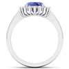 Image 4 : 14KT White Gold 1.09ct Tanzanite and Diamond Ring