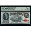 Image 1 : 1917 $2 Legal Tender Note PMG 64EPQ