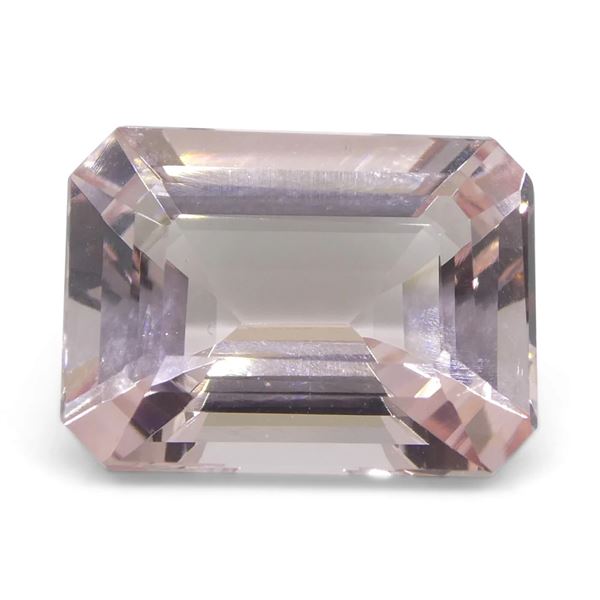 GIA Certified VVs1 Natural 5.8 Ct Morganite