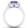 Image 4 : 14KT White Gold 2.57ct Tanzanite and Diamond Ring